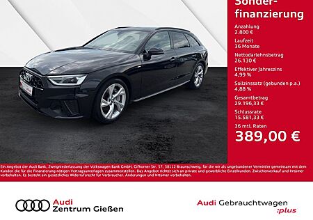 Audi A4 Avant 40 TDI S line Black PANO Businesspaket