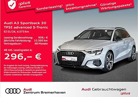 Audi A3 SPORTBACK 30 TFSI ADVANCED S-TRON AHK LED NAV