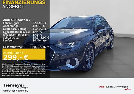 Audi A3 Sportback 35 TFSI ADVANCED LEDER LM19 HuD BuO