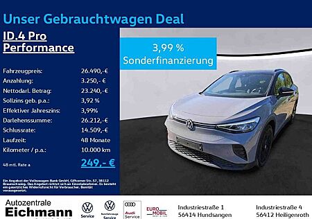VW ID.4 Volkswagen Pro Performance+LED+NAVI+AHK+KLIMA+PDC+20´+