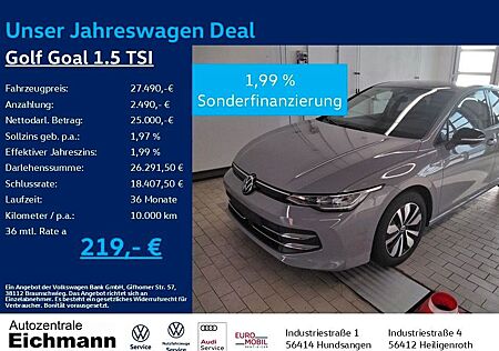 VW Golf Volkswagen VIII Goal 1.5 TSI+LED+ACC+RFK+H&K+SIDE-ASSI
