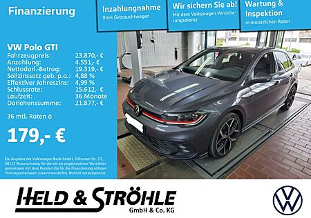 VW Polo Volkswagen GTI 2.0 TSI DSG IQ-LED PDC SHZ APP DAB+ 18"
