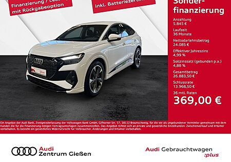 Audi Q4 e-tron Q4 Sportback 40 e-tron S line Black MMI Navi Plu
