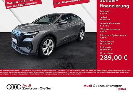 Audi Q4 e-tron Sportback 40 S line Black Assistenzpak