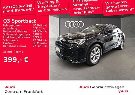 Audi Q3 Sportback 35 TFSI S tronic LED VC DAB Leder