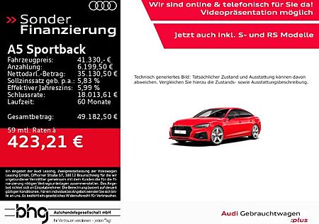 Audi A5 Sportback 40 TDI quattro S tronic S line