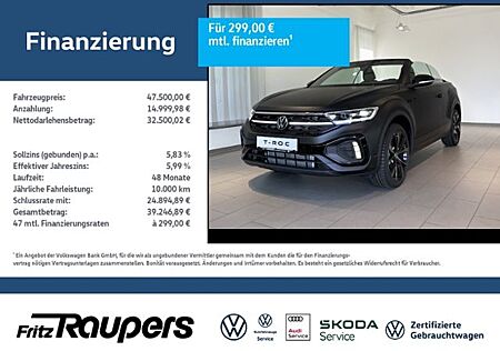VW T-Roc Volkswagen Cabriolet R-Line Edition Black 1.5 l TSI