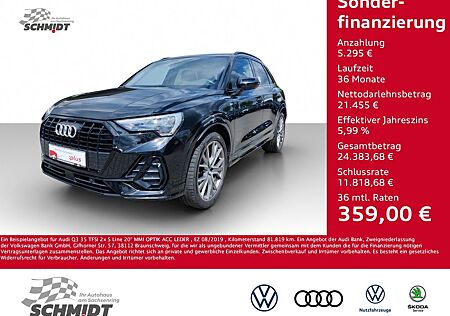 Audi Q3 35 TFSI 2x S Line 20" MMI OPTIK ACC LEDER