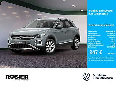 Volkswagen T-Roc Style 1.5 l TSI DSG AHK STANDHZ. ACC LED