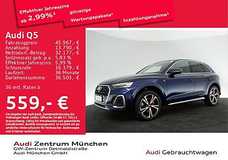 Audi Q5 55 TFSI e qu. S tronic S line B&O/Matrix/Virt