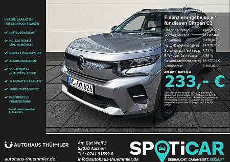 Citroën C3 Turbo 100 MAX 1.2 PureTech EU6e HUD Navi Soun