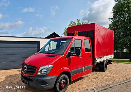 Mercedes-Benz Sprinter II 516 Pritsche+Plane/DoKa,6Sitz,LUFT,