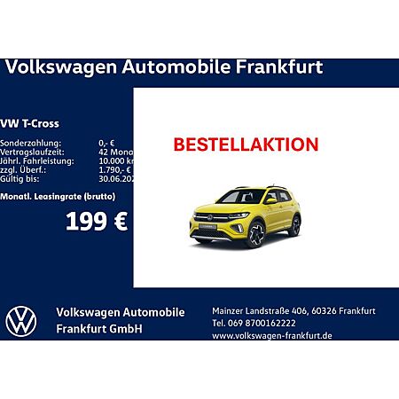 VW T-Cross leasen