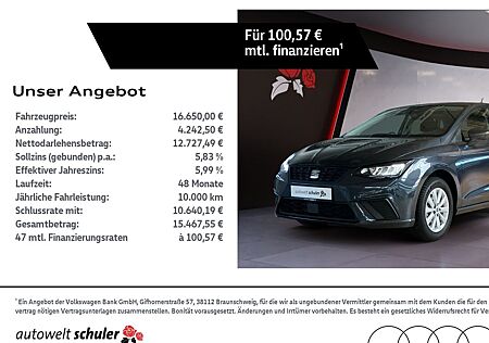 Seat Ibiza 1.0 TSI Style Led Navi SHZ GRA