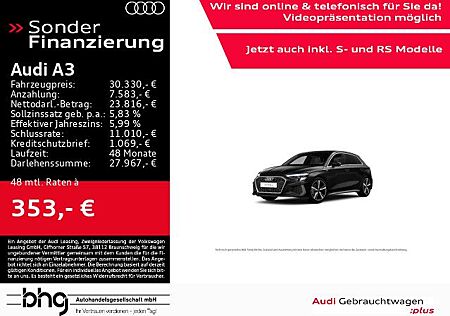 Audi A3 40 TFSIe Sportback S tronic S line