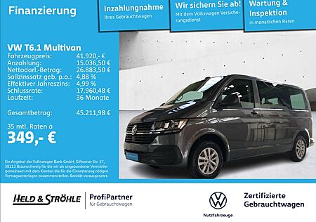VW T6 Multivan Volkswagen T6.1 Multivan Family 2.0TDI GUTE-NACHT-PAKET SHZ