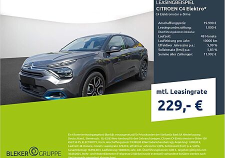 Citroën C4 Elektro motor e-Shine
