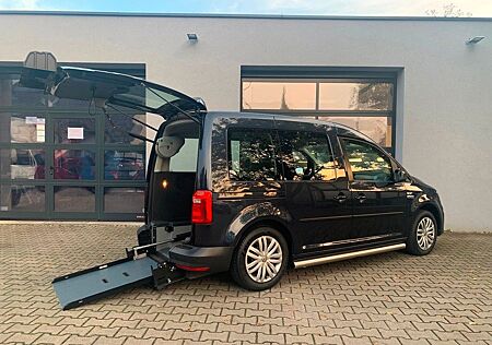 VW Caddy Volkswagen DSG Behindertengerecht Rampe Vollumbau