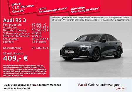 Audi RS3 Limousine S tronic UPE:90" RS-Schale/RS-Abga