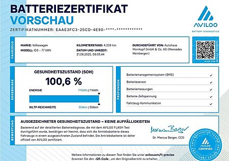 VW ID.3 Volkswagen Pro S +5-SITZER+HUD+0,99%ZINS+
