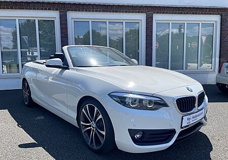 BMW 220i Cabrio SportLine Navi Leder PDC