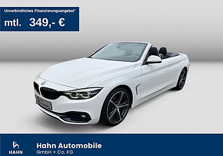 BMW 420i Sptr Cabrio LED Navi H&K head-up Lenkradh C