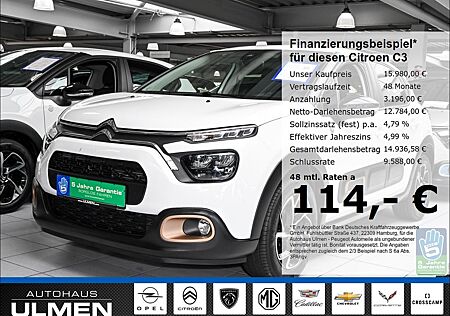 Citroën C3 1.2 PureTech 83 EU6d C-Series Klimaautomatik