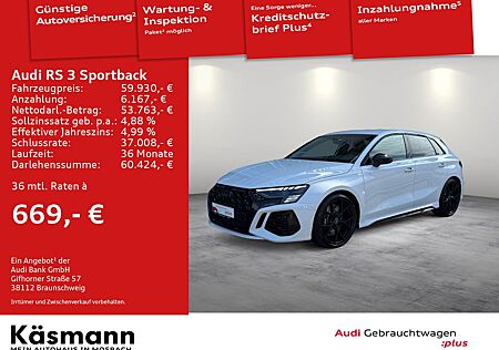 Audi RS3 RS 3 Sportback quattro MATRIX RS-AGA B&O NAV SHZ