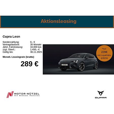 Cupra Leon leasen