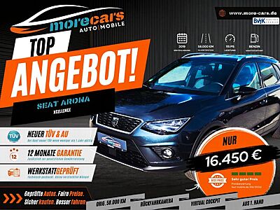 Seat Arona Xcellence *1.Hand *Virt. *Kam *Autom *8-fa