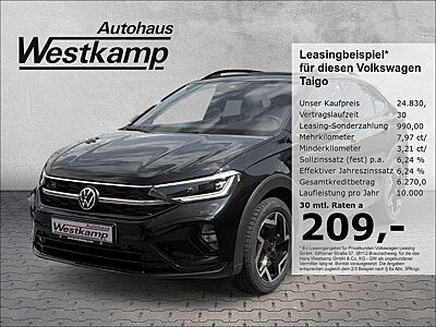 Volkswagen Taigo R-Line 1,0 TSI DSG Ganzj.Reifen Kamera