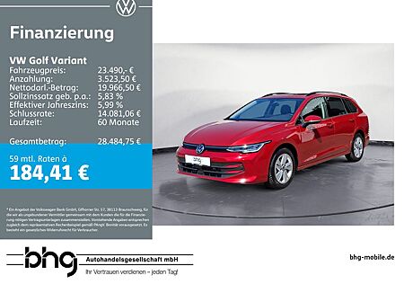 VW Golf Volkswagen Variant 1.5TSI OPF Life PanoDach LED ACC-Fr