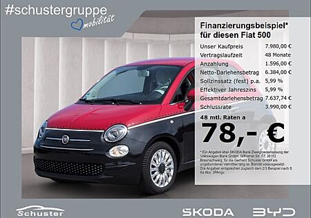 Fiat 500 Lounge 0.9TwinAir*Autom Tempo Bluetoo Klima