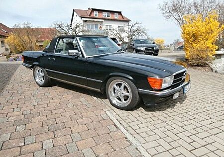 Mercedes-Benz SL 560 TOP ZUSTAND mit Wertgutachten Leder Grau