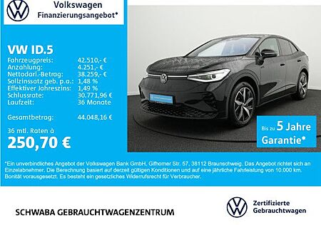 VW ID.5 Volkswagen GTX *ACC*PANO*MATRIX*NAVI*8-fach bereift