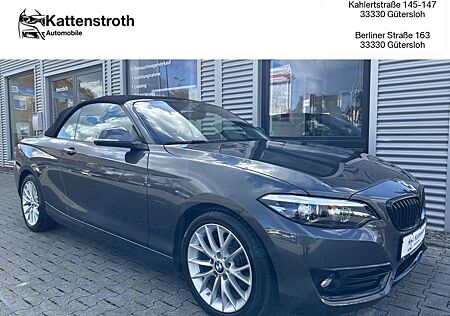 BMW 218i Cabrio Aut. SportLine HIFI Navi 4-Zylinder