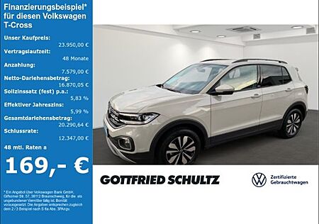 VW T-Cross Volkswagen PDC Life 1.0 TSI DSG LED Navi Einparkhil