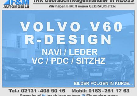 Volvo V60 B4 D Geartronic R Design Leder Pano AHK