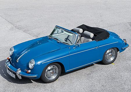 Porsche 356 B 1600 S Cabrio Osloblau