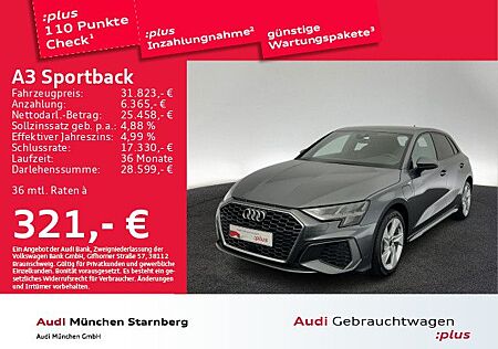 Audi A3 Sportback 40 TFSI e S tronic 2x S line AHK/Na