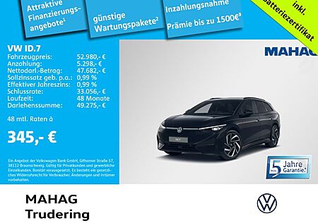 VW ID.7 Volkswagen Tourer Pro 210kW Black Style IQ.LIGHT IQ.DR