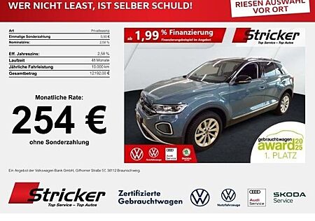 VW T-Roc Volkswagen Style 1.5TSI DSG 254,-ohne Anzahlung AHK N