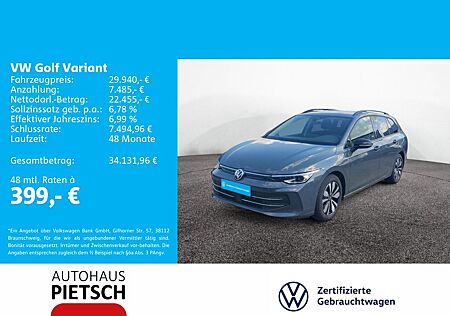 VW Golf Volkswagen VIII Variant 1.5 eTSI GOAL