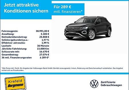 VW T-Roc Volkswagen 1.5 TSI Style AHK LED ACC NAVI SHZ PDC