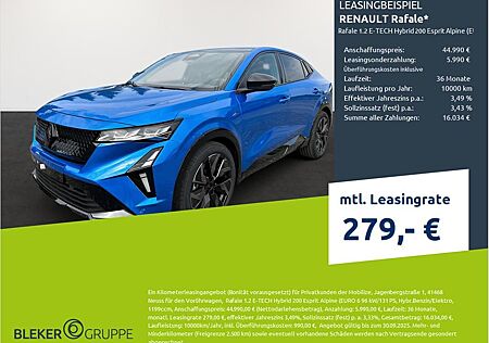 Renault Rafale 1.2 E-TECH Hybrid 200 Esprit Alpine (EUR