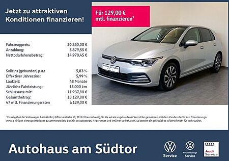 VW Golf Volkswagen VIII "ACTIVE" 1.5 TSI | LED ACC Navi