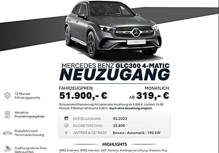 Mercedes-Benz GLC 300 4MATIC AMG-LINE/360°/BURMEST/DISTRO+/DIG