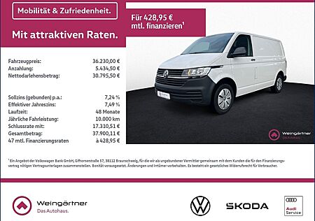 VW T6 Volkswagen .1 2.0 TDI Kasten, Heckflügel, Climatic, Trenn