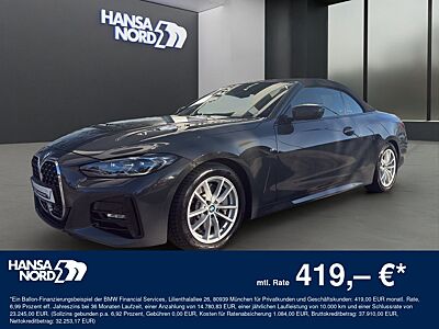 BMW 430d Cabrio M-SPORT LASER NAVI LEDER PDC SHZ 18"