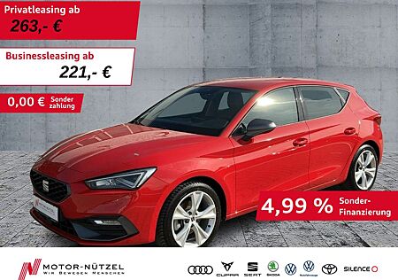 Seat Leon 1.0 eTSI DSG FR LED+NAV+APP+SHZ+RFK+GRA+17"